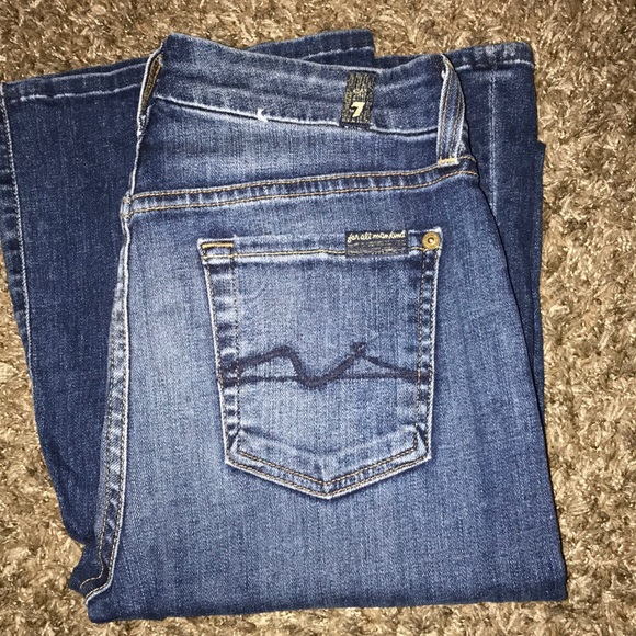 Women’s 7 for all mankind size 26 Inseam 31 inches - Picture 1 of 5